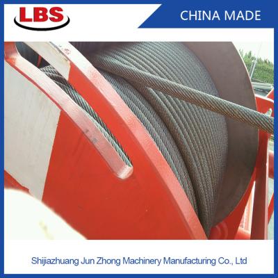 China Heavy Duty  Groove Drum Tower Crane Winch With 100m - 10000m Rope for sale