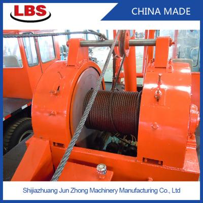 China Hydraulic / Electric Workover winch Compact Structure With grooved drum for sale