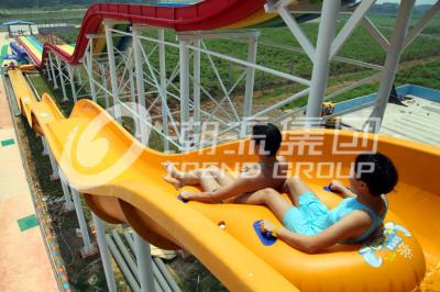 China High Speed Slide / Adult Water Plastic Slide for Adventure Water Park / Customized Water Slide for sale
