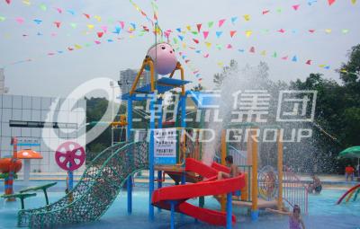 China Promotion Kids Water Slides for Children Play Area / Equipment Floor Space 9.5*6.5m for sale