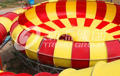 China Theme Park Equipment Space Bowl Water Slide Supper Crater Van for 2 Persons for sale