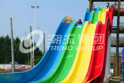 China Speed Water Slide For Adults / OEM Tall Fiberglass Water Slides for Giant Water Park for sale