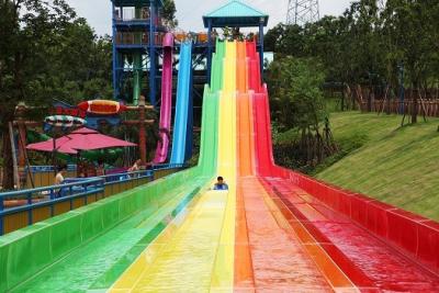 China Water Park Constructor Fiberglass Water Slide, Race Slide for sale