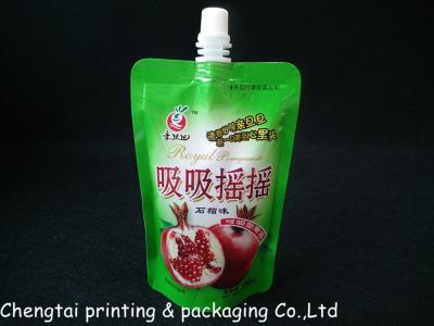 China Resealable Food Packaging Company Spouted Pouches Juice Liquid Pouch Packing for sale