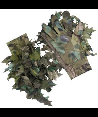 Китай костюм листьев 3D Camo с 3D напечатал перчатки Lycra тафты нейлона картины сжатия Sneaky для всего размера продается