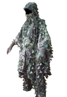Китай Грубая зимы белая, облегченная 3D-Leaf плащпалата, светлая плащпалата костюма Camo Ghillie листьев, костюм листьев 3D Camo продается
