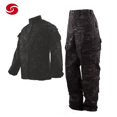 China El uniforme de la policía militar de Multicam del negro de Airsoft camufla la camisa especial de la fuerza de policía en venta