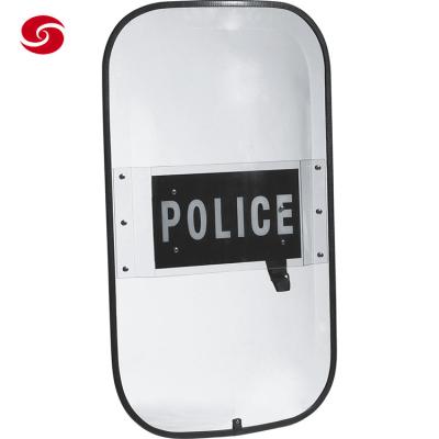 China Polycarbonate Shield Police Safety Equipment Anti Riot Control Shield Military Shield for sale