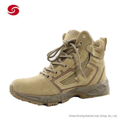 China Light Weight MID Upper Military Combat Shoes Desert Boots For Army for sale