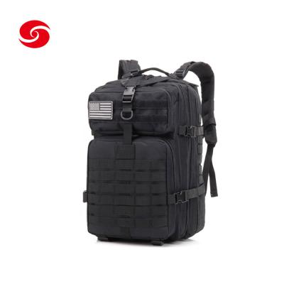 China Waterproof Military Combat 50L Molle Assault Backpack Black Backpack for sale