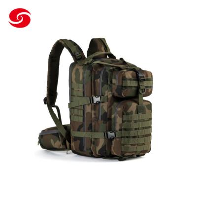 China 45L Trekking Camping Army Camouflage Backpack Molle Polyester Nylon for sale