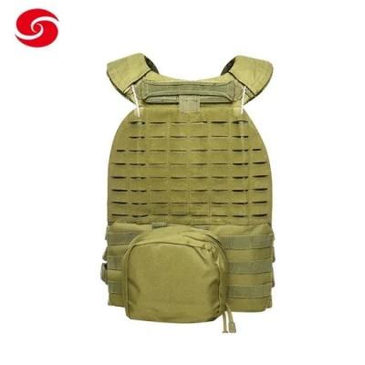 Chine                                  Multifunctional Pouches Laser Cut Army Green Military Police Tactical Molle Vest              à vendre