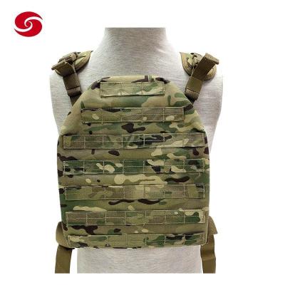 China Textile Fibers Camouflage Tactical Vest Mole Chest Rig Military Ballistic Plate Carrier for sale