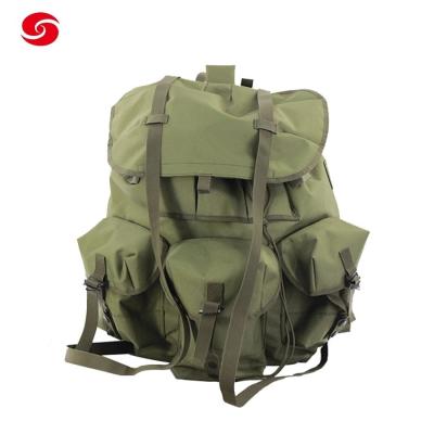 China Green Metal Frame Us Military Tactical Backpack Nylon Polyester for sale