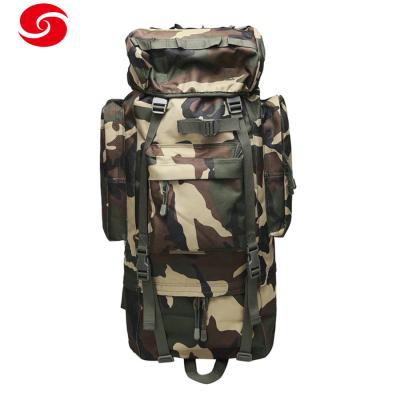 China 50L To 70L Military Tactical Backpack Woodland Camouflage Molle Military for sale