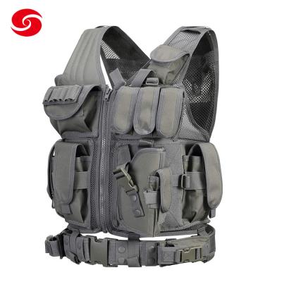 China Multifunctional Police Security Army Military Tactical Vest Airsoft Assault Swat Vest for sale