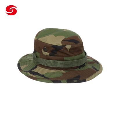 Chine Woodland Camouflage Army Bonnie Hat 56cm Military Bonnie Cap à vendre