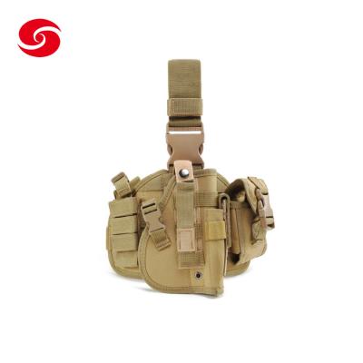 China                                  Khaki Polyester Tactical Military Waist Bag Gun Leg Holster              à venda
