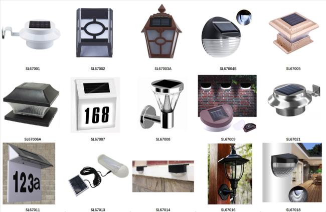 Stainless Steel 3LED Solar Deck Lamp