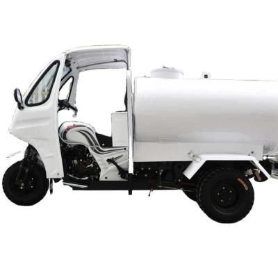 China 300CC Semi Cabin Water Tank Tricycles Tuk Tuk 3 Wheel Motorcycle Curb Weight ≥500kg for sale