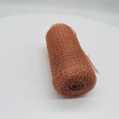 China RFI Electromagnetic Shielding Copper Mesh Snails Knitted Weaving for sale