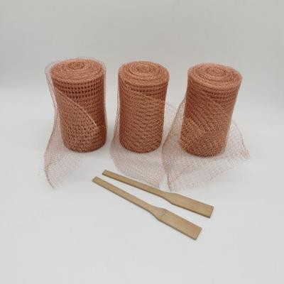 China 98% Porosity Copper Wire Mesh Roll Waterproof For Blocking Wall Hole for sale