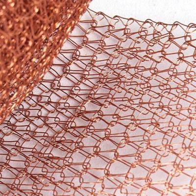 China Knitting 10m Copper Cleaning Mesh High Strength For Kitchenware for sale