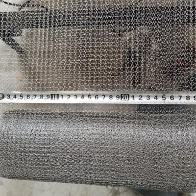 China Liquid Filter Knitted Stainless Steel Mesh Roll Flat Type / Corrugated Type for sale