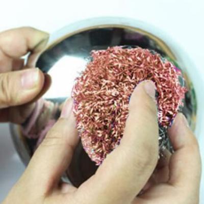 Chine Maille tricotée de cuivre de haute résistance, gaze de nettoyage de câblage cuivre pour la vaisselle de cuisine à vendre