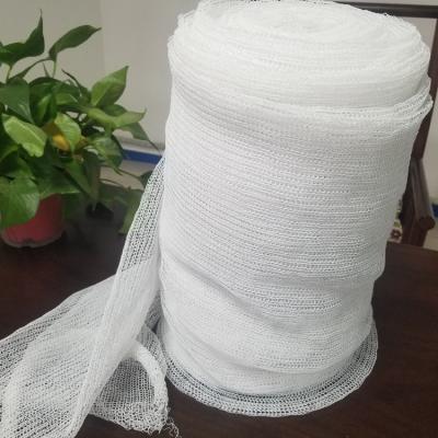 China Milky White PTFE Knitted Mesh For Industrial Polymer Coated Mesh for sale