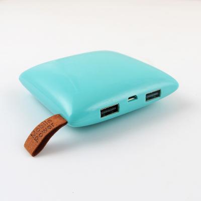 China Blue Advertising Style Gift Power Bank Good Battery Quality 3000MAH for sale
