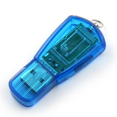 China Memoria USB plástica de aluminio y transparente 128GB 256GB USB 2,0 y USB 3,0 en venta