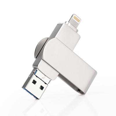 Китай Silver OTG USB Flash Drives Fast and Easy Data Transfer with Plug And Play Function продается