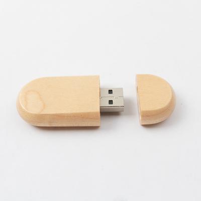 China Maple Bamboo personalised wooden usb stick 128GB 60mm length for sale
