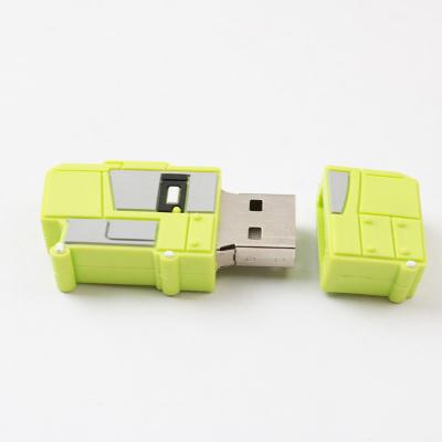 China PVC-Material, das durch Customzied-Form USB-Blitz gemacht wird, fährt 2,0 die 3,0 Metallgrelle Art zu verkaufen