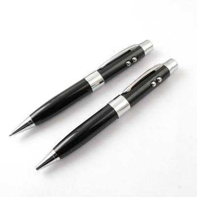 China Black Metal Pen USB Flash Drive 256GB Full Memory 30MB/S with Laser Radiation Chips for sale