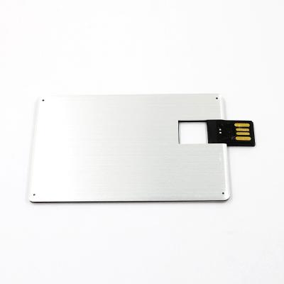 China Metal Credit Card USB Sticks 2.0 128GB 64GB mini UDP flash chips for sale
