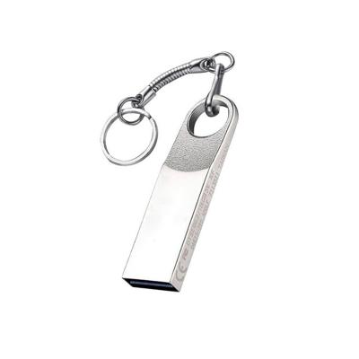 China 1GB - 128GB Metal Usb Stick 10MB/S Graed A Chip 2.0 3.0 Silver Memory Stick for sale