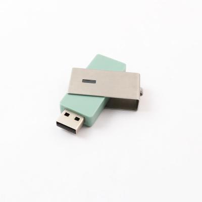 China Metal Plastic Twist USB Drive 64GB 128GB 360 Degrees USB 2.0 Memory Stick for sale