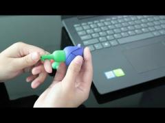Цветки PVC формируют изготовленную на заказ вспышку USB управляют 2,0 3,0 16GB 8GB 10MB/S