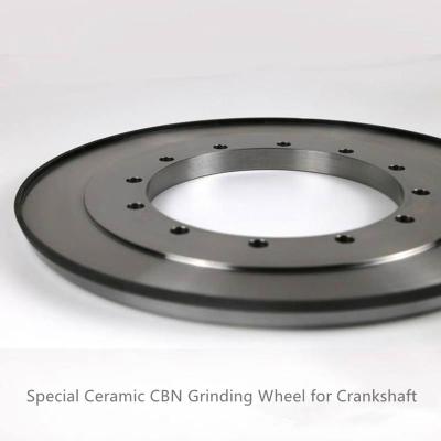 China 800mm Diamond CBN Grinding Wheel , Thrust Surface Crankshaft Grinding Wheel for sale