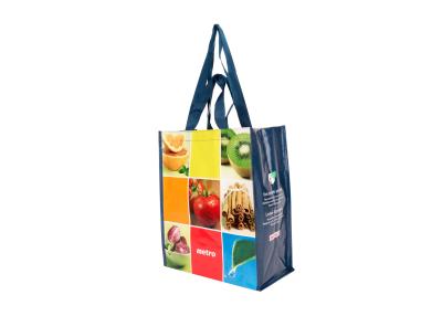China OPP Coted Promotional Shopping Bags , Gravure Printing Cloth Grocery Bags for sale