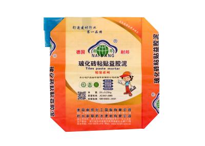 China Impact Resistance Valve Sealed Bags For Bag Filling Machine / Pouch Packing Machine for sale