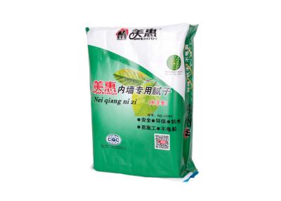 China Eco Friendly Polypropylene Block Bottom Bags , Sand / Fertilizer Multi Wall Bags for sale