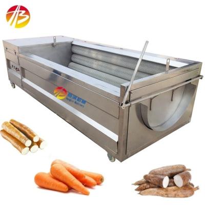 China High Productivity Industrial Potato Washing and Peeling Machine for Easy Operation for sale