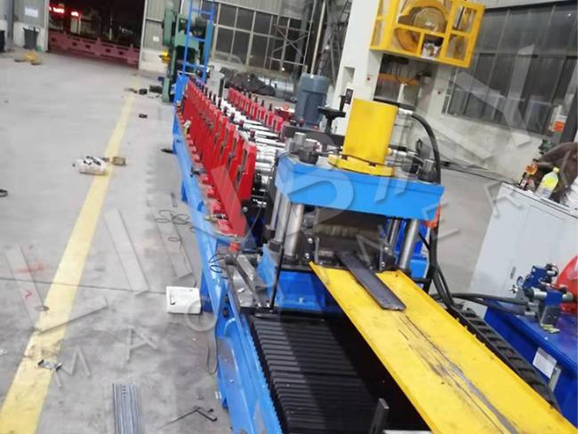 Galvanized Steel Automatic Cable Ladder Tray Roll Forming Production Line With Flying Cut