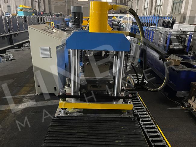 High Speed Galvanized Steel Rolling Shutter Door Roll Forming Machine With Hydraulic Cut