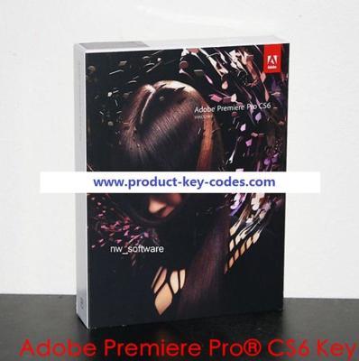 Китай Ключ продукта Adobe Cs6 для серийного номера CS6/видео премьеры Adobe профессионального редактируя програмное обеспечение продается