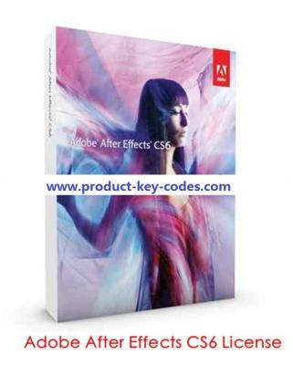 China professional Adobe Photoshop Product Key Adobe After Effects CS6 Serial for sale