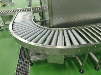 China Stainless Steel Roller Conveyors System 0.5m/S Industrial Use for sale